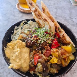 Falafel Bowl  at The Skinny Kitchen - Marina in Ibiza