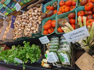 fresh produce at Edible Island Whole Foods Market in Courtenay