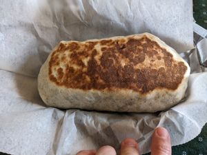 Grilled burrito at Amigo Daily Burrito  in Mackinac Island