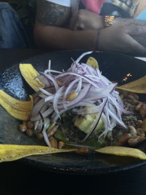 Vegan ceviche  at Cora Cora in West Hartford