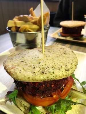 Burger with Attitude at Garden of Vegan in Ranelagh