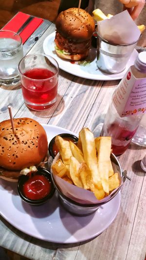 Burgers at Garden of Vegan in Ranelagh