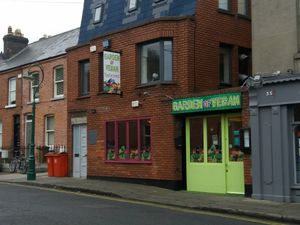 Entrance at Garden of Vegan in Ranelagh