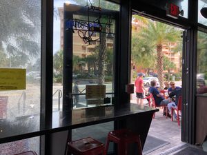 View to outside  at Taco Bus in Clearwater