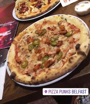 The cheese used is really good!  at Pizza Punks in Belfast