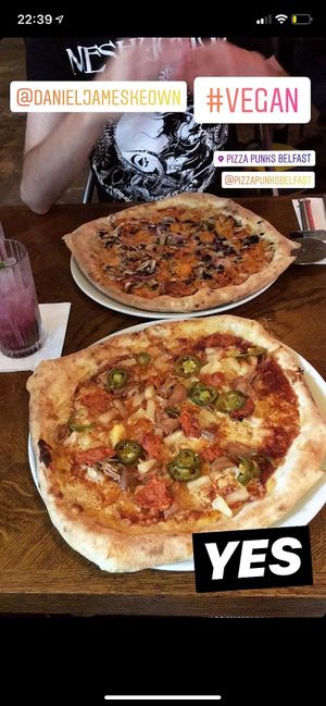 Good portions and absolutely delicious  at Pizza Punks in Belfast