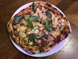 Vegan Pizza at Pizza Punks in Belfast