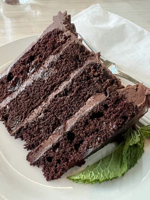 Cherry Chocolate Cake   at Beans and Barley Market & Cafe in Milwaukee