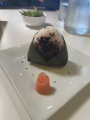 Pickled plum onigiri  at Ultra House in Langley