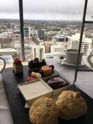 Vegan high tea at C Restaurant in the Sky in Perth
