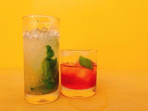 Non-alcohol mojito at Southside Parlor in Seoul