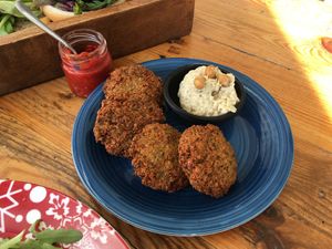 Falafel at Meraki Market Cafe in Paphos