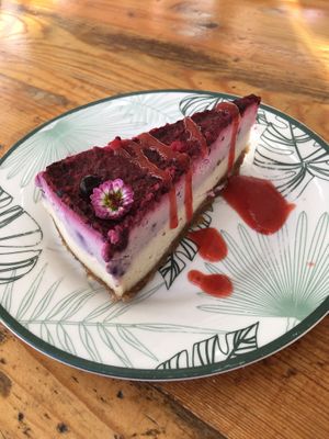 Cheesecake at Meraki Market Cafe in Paphos