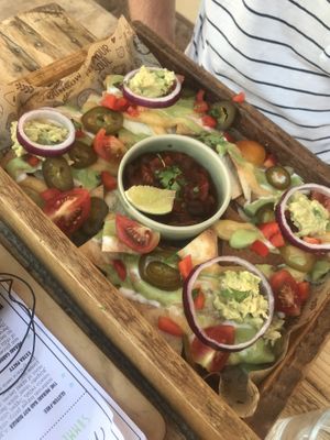 Nachos at Meraki Market Cafe in Paphos