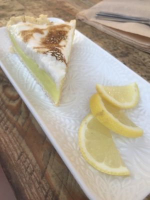 Lemon merengue at Meraki Market Cafe in Paphos