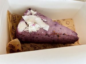 Berry cheesecake  at Meraki Market Cafe in Paphos