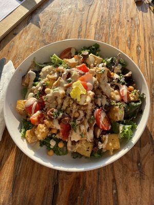 Warm Buddha bowl   at Meraki Market Cafe in Paphos