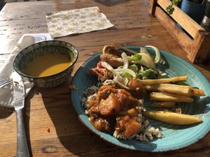 Xmas buffet  at Meraki Market Cafe in Paphos