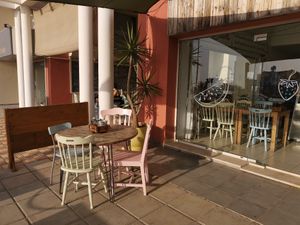 Terrace at Meraki Market Cafe in Paphos