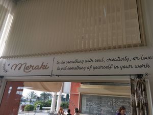 meaning of Meraki at Meraki Market Cafe in Paphos