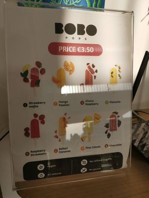 Ice creams at Meraki Market Cafe in Paphos