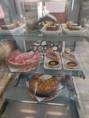 Cheesecakes at Meraki Market Cafe in Paphos