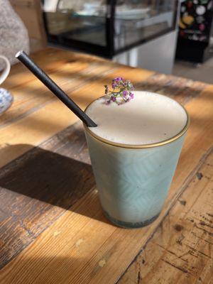 Banana smoothie   at Meraki Market Cafe in Paphos