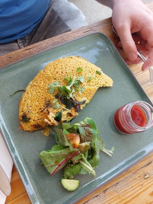 Omelette at Meraki Market Cafe in Paphos