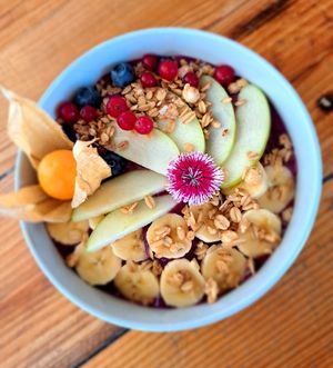 Smoothie Bowl at Meraki Market Cafe in Paphos