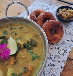Lentil & Potato Curry at Meraki Market Cafe in Paphos