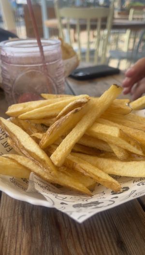 Side of chips  at Meraki Market Cafe in Paphos