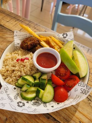 Kids menu at Meraki Market Cafe in Paphos