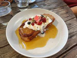 French toast at Meraki Market Cafe in Paphos