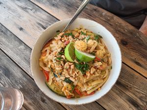 Pad Thai (lunch) at Meraki Market Cafe in Paphos