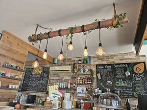 Decor at Meraki Market Cafe in Paphos