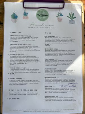 This is the menu as of Jan 13, 2024. They have a new chef. Everything looks good so far.🤩 #Veganuary at Meraki Market Cafe in Paphos