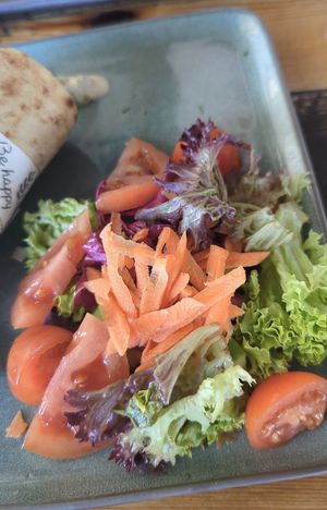 A small salad at Meraki Market Cafe in Paphos