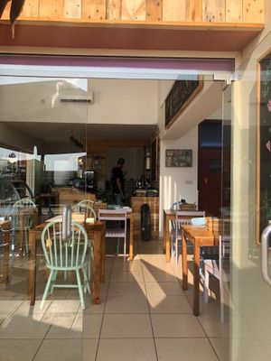 The restaurant itself.  at Meraki Market Cafe in Paphos