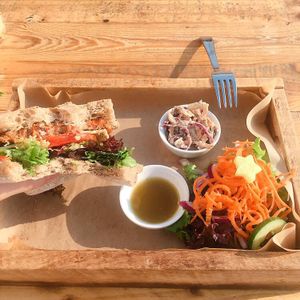 Meraki burger  at Meraki Market Cafe in Paphos