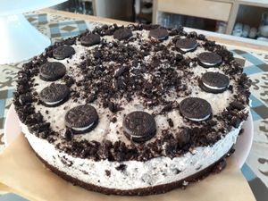 Oreo cheesecake at Meraki Market Cafe in Paphos