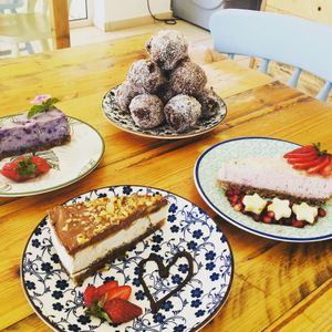 Vegan/gluten free/refined sugar free cakes 😋 at Meraki Market Cafe in Paphos