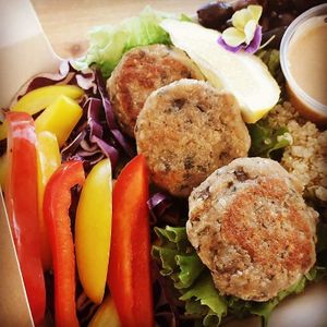 Take away fridge available - sandwiches, wraps, salads 😋🌯🥪 at Meraki Market Cafe in Paphos