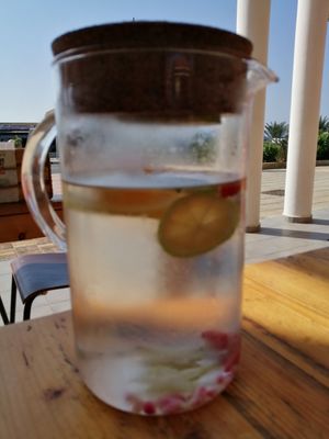 Buy a jug of cold infused water 💦 at Meraki Market Cafe in Paphos