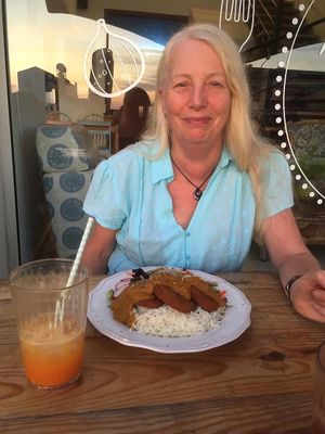Yummy curry  at Meraki Market Cafe in Paphos