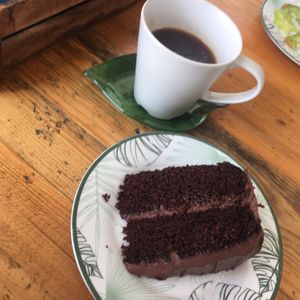 Avocado chocolate cake! Amazing at Meraki Market Cafe in Paphos