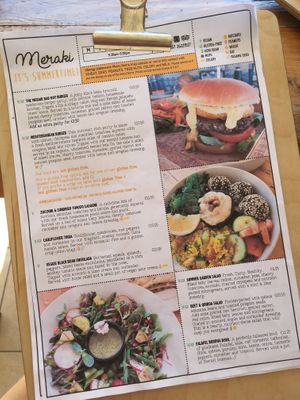 New menu, summer 2020 at Meraki Market Cafe in Paphos