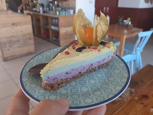 Unicorn Cheezecake at Meraki Market Cafe in Paphos