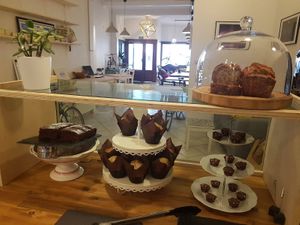 Coffee and cakes at La Bonne Echappée. at La Bonne Echappée in Gaillac