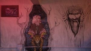 Interesting Murals at Once In Nature in Dharamkot
