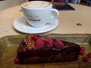 Cake at Gelarto Bistro in Budapest